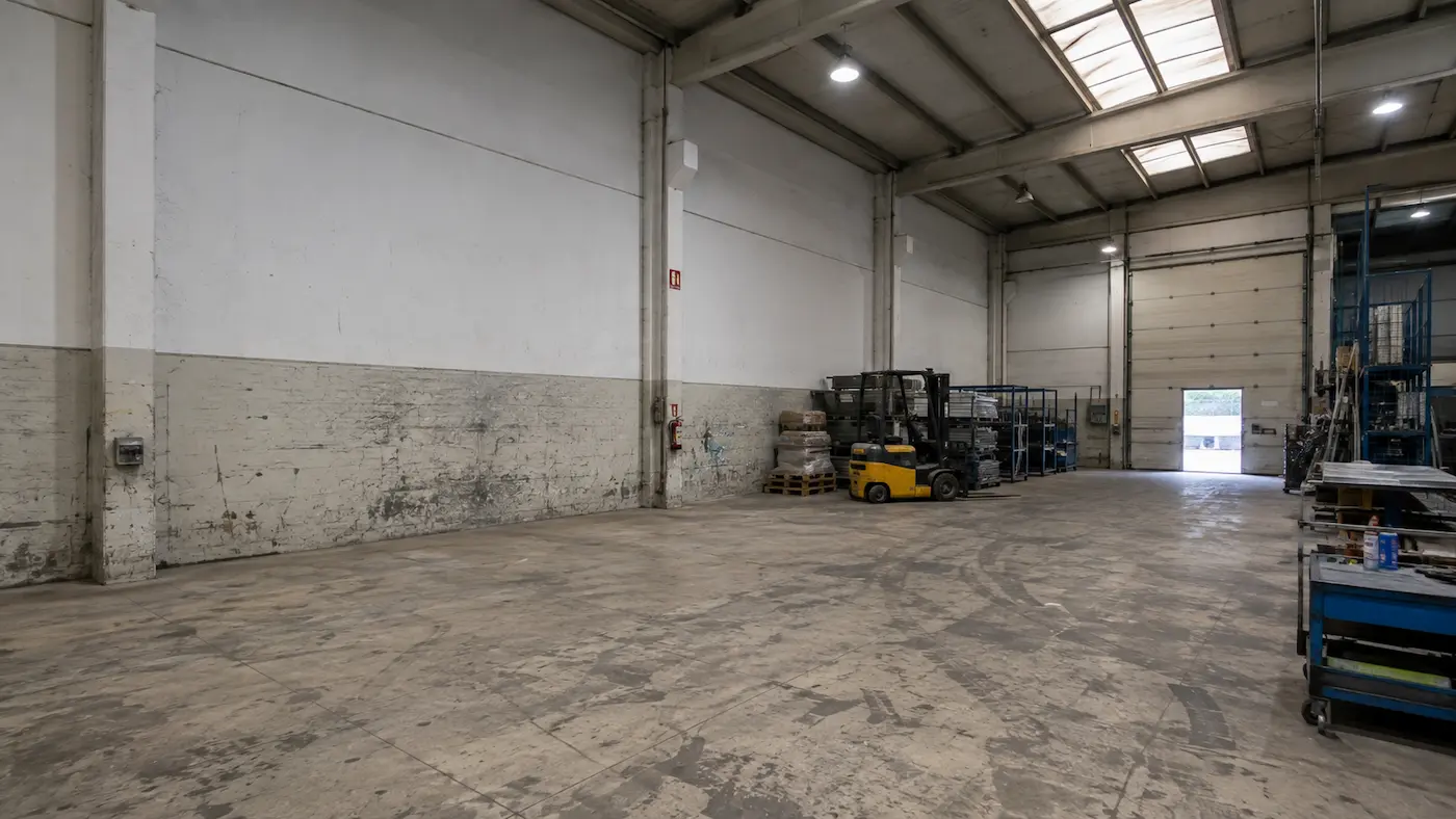 Presupuesto para pintar una nave industrial en Valencia antes de los trabajos